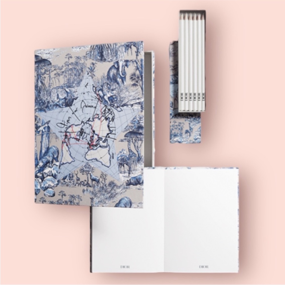 Limited Edition Dior Office Set - Notebook and Pencils New in Box !!